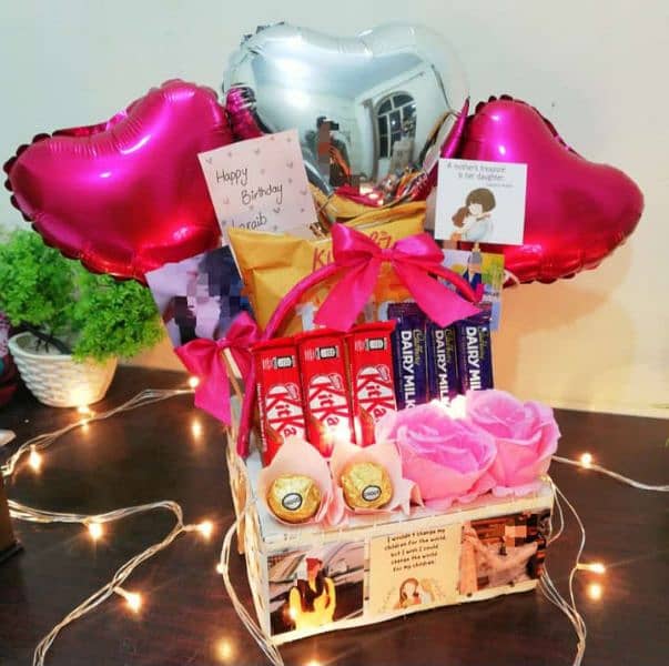 Birthday gift, Customised gift, gift basket,gift box,bouquet Available 3