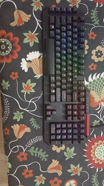 HP omen sequencer blue switch mechanical keyboard with free mouse pad 5