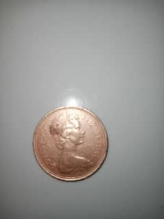 2 New pence 1971 coin