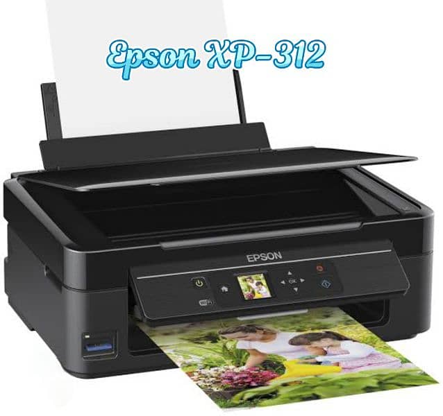 Epson XP-445/XP-312/SX-215 4 Color Inkjet Printer with Eco Tank 2