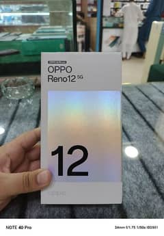 oppo Reno 12 (5G) (12/512) box packed silver colour