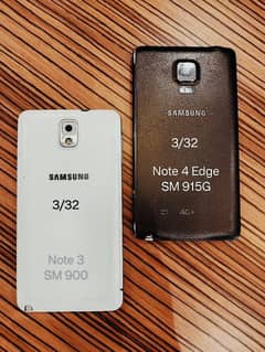 Samsung Edge Note 4 and Note 3 0