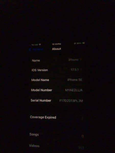 iPhone see 2020 64gb but condition 10by10 all ok sim working 5