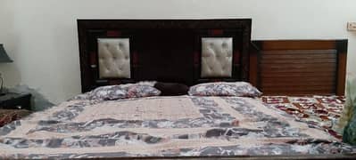 double Bed and dressing with two side tables