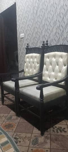 2 seater sofa and 2 chairs for sale 0