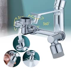 Rotatable Bathroom Washbasin Tap Splash Filter Faucet Water Saving