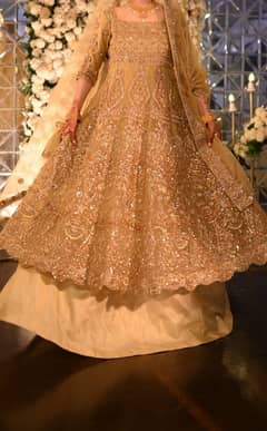 Heavily embroidered walima bridal