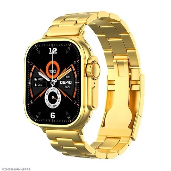 24K Gold Edition Smart Watch,Pack Of 10 8