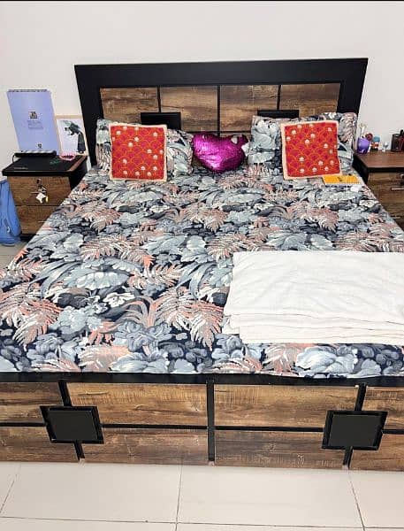 Bed set with mattress 1