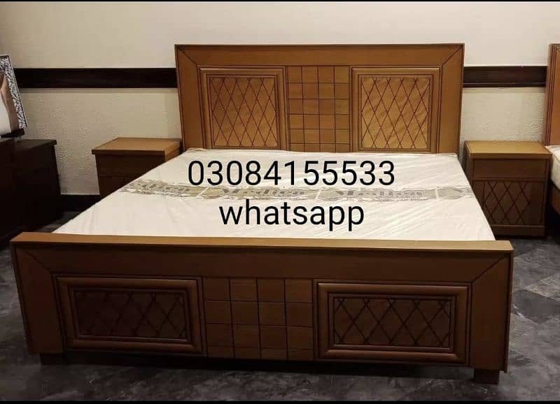 double bed / double bed set / solid bed / wooden bed wholesale prices 0