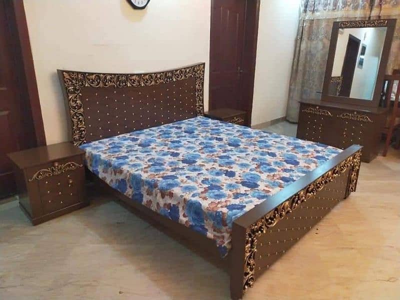 double bed / double bed set / solid bed / wooden bed wholesale prices 2