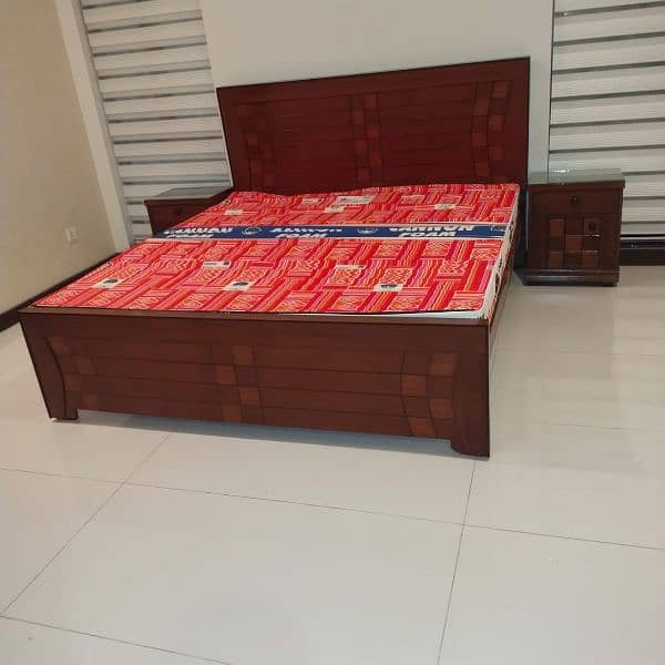 double bed / double bed set / solid bed / wooden bed wholesale prices 4