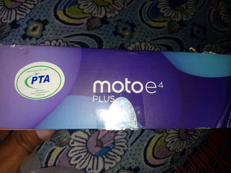 MOTO E4 PLUS dual SIM official approved 4g. with box. 03122810637 7