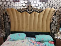 bed set for sale 2said table showcase singar maize condition new