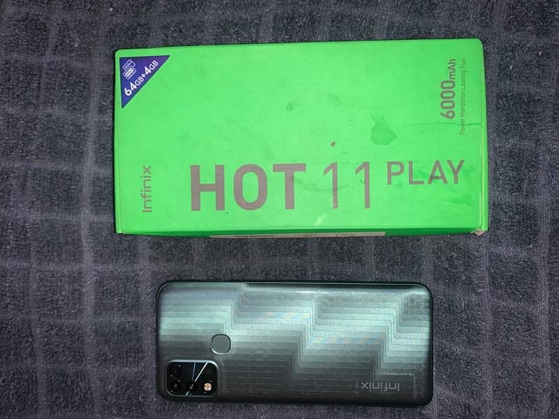 Infinix Hot 11 play 4Gb ram 64Gb rom 1