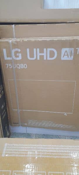 LG 65"UQ80 4K ULTRA HD TV CINEMA AT HOME 0