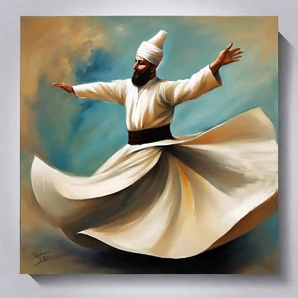 sufi art | Handmade Painting | Home Decor | Wall Decor 0