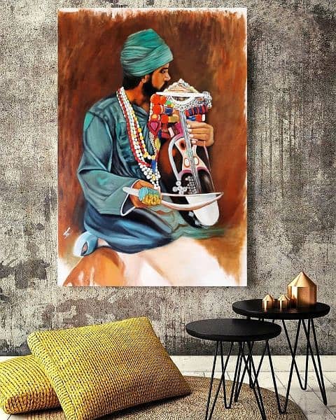 sufi art | Handmade Painting | Home Decor | Wall Decor 11