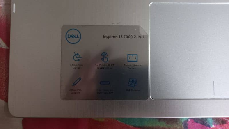 Dell inspiron 7586 2 in 1 (touch and type) 5