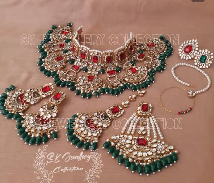 beautiful hand made bridal set 0