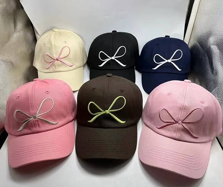 bow baseball cap for women 1