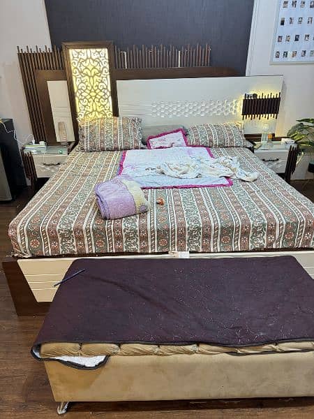 king bed / 2PCs bed set / polish stylish furniture/ bedroom set 0