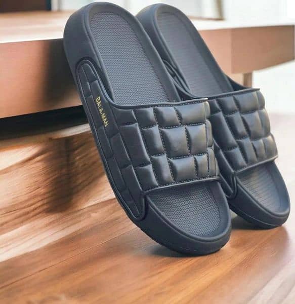 Men's Leather Casual Slide Slippers 0