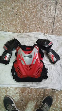 Motorcycle branded body armor