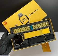 G9 ultra pro smart watch gold edition.