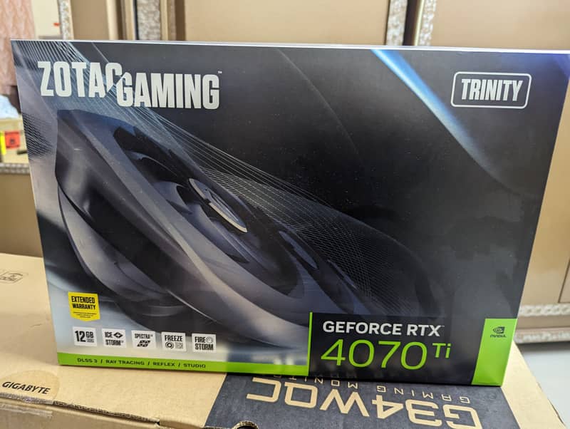 Zotac Gaming RTX 4070 Ti Trinity GPU Graphic Card W/Box workstation 6