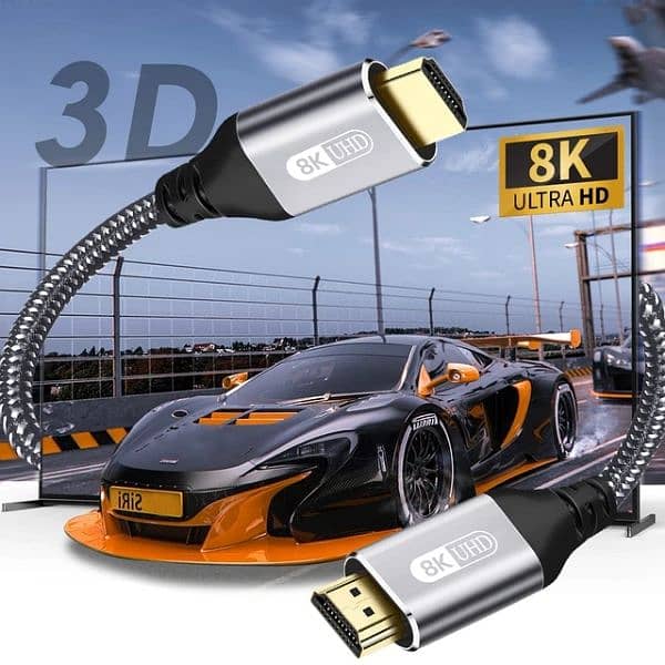 8K 120Hz HDMI 2.1 Cable super resolution, and 3D visual effects 1