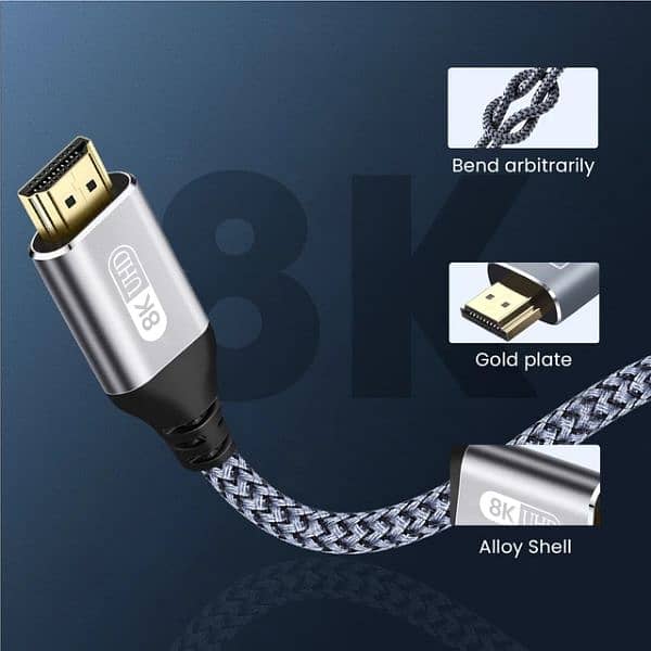 8K 120Hz HDMI 2.1 Cable super resolution, and 3D visual effects 12