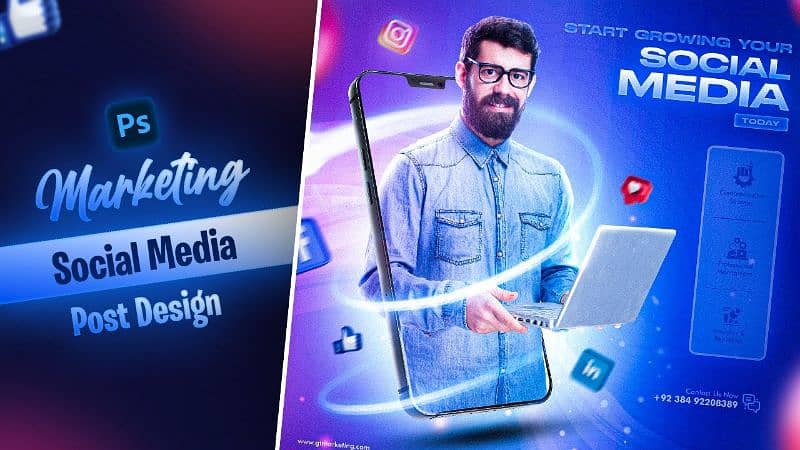 Do Creative Social Media Design, YouTube thumbnail. Post, Banner Ads 14