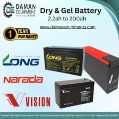 DRY AND GEL BATTERY