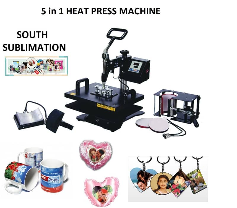 Heat Press Machine 5in1 / Printing Machine / Printing Press 1