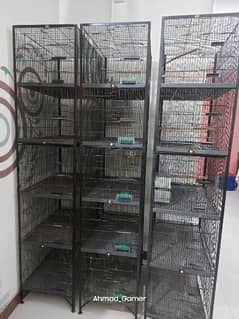 birds used cages and accessories