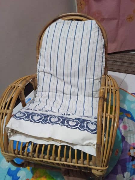 Wooden Swing Chair just like New Available for Sale 3