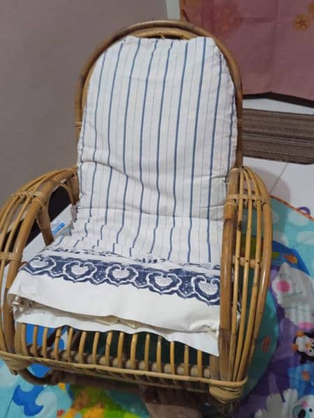 Wooden Swing Chair just like New Available for Sale 5