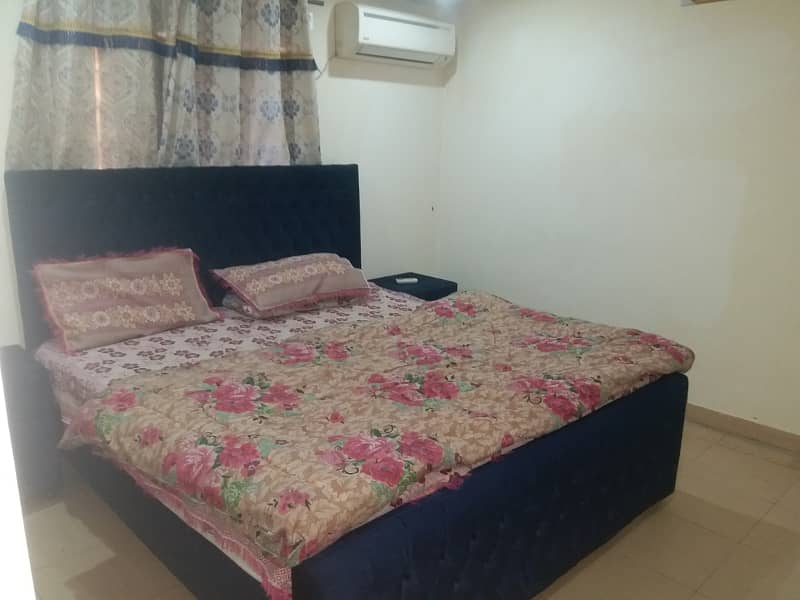 1 bed furnished flat avbale in bharia town phase 8 3