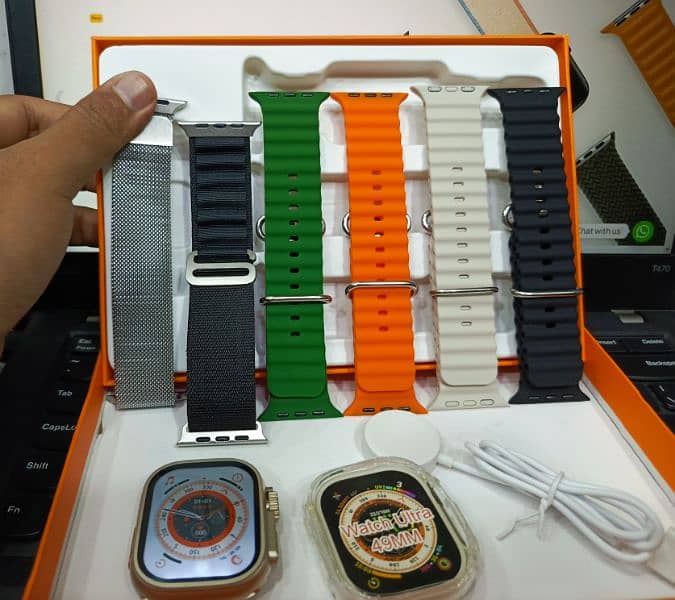 Apple Ultra watch, Ultra smart watch 7 in 1 | with Free silicone case 1