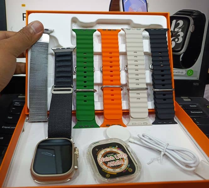 Apple Ultra watch, Ultra smart watch 7 in 1 | with Free silicone case 2