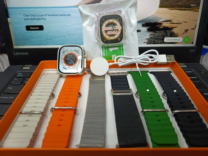 Apple Ultra watch, Ultra smart watch 7 in 1 | with Free silicone case 7