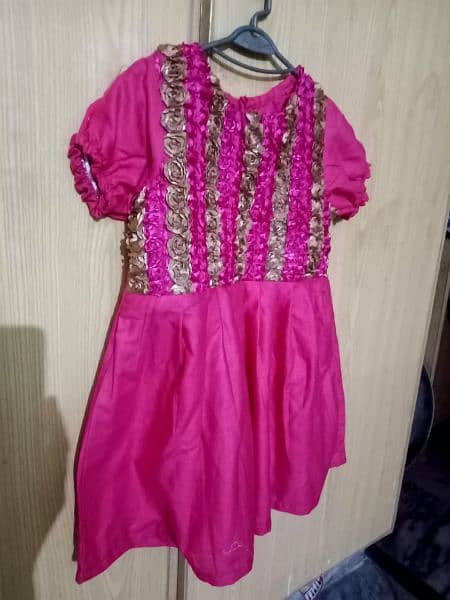 embedded frock for 1 year to 2.5year baby girl 3