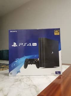 game PS4 pro 1 TB complete box for sale