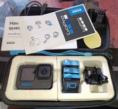 Gopro Hero 10 Black Full Box with 3 Batteries