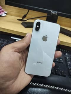 iphone x official PTA approved 64 gb good condition line in panel