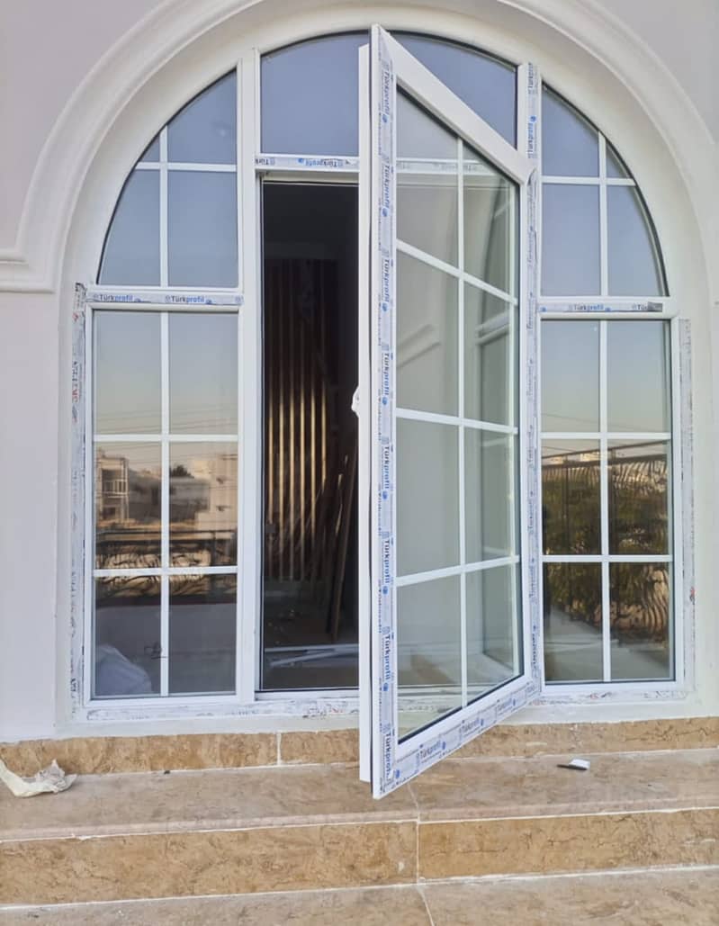 aluminium window/upvc door/glass work/partition/upvc window/cabine 12