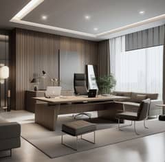 Office Space Design, 2D Planning, 3D Interiors &  Commercial FIT-Out