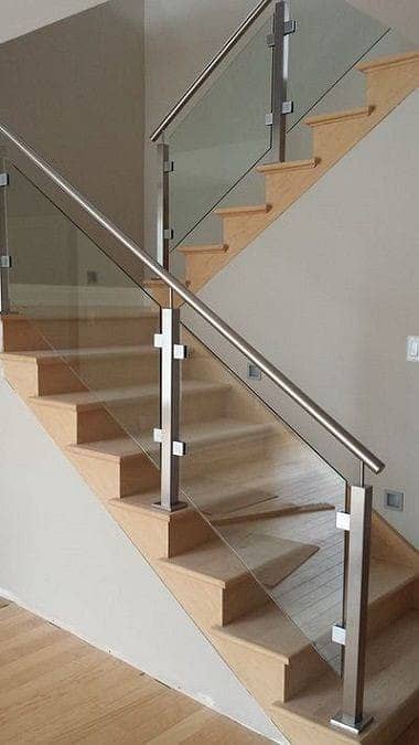 ss railing/glass railing/wood railing/decoration,Steel railing 0