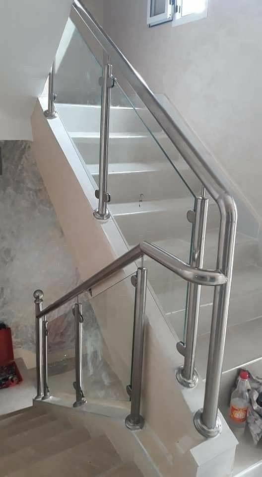 ss railing/glass railing/wood railing/decoration,Steel railing 1